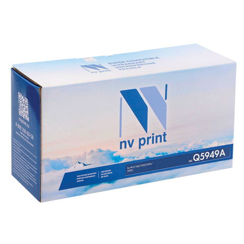 Картридж лазерный NV PRINT (NV-Q5949A) для HP LaserJet 1160/1320/3390 и другие, ресурс 2500 стр.