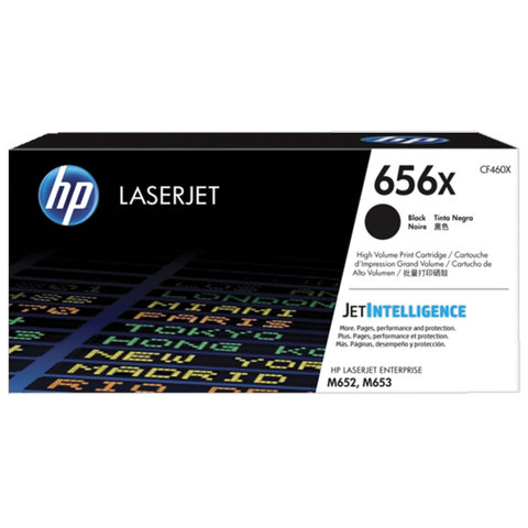 Картридж лазерный HP (CF460X) Color LJ M652dn/M653dn/M653x, №656X, черный, ресурс 27000 стр., оригинальный